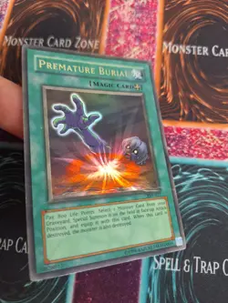 Yugioh Premature Burial PSV-037 Ultra Rare OG Unlimited HP - Image 2