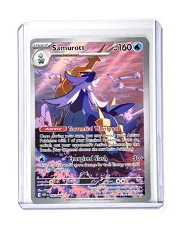 Samurott 107/086 Illustration Rare IR Holo Sv: White Flare Pokemon TCG Card - Image 3