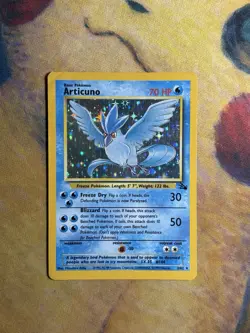 Articuno 2/62 Fossil Holo Vintage Unlimited Rare Pokemon Card HP - Image 2