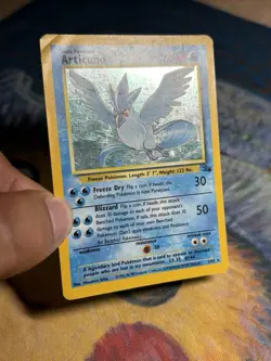 Articuno 2/62 Fossil Holo Vintage Unlimited Rare Pokemon Card HP - Image 4