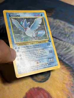 Articuno 2/62 Fossil Holo Vintage Unlimited Rare Pokemon Card HP - Image 5