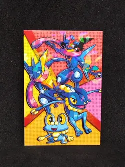 Greninja Evolutions - Cracked Ice Holo - Team Rocket Card Database- Pokemon Card - Image 1