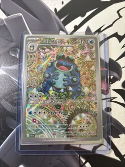 PACK FRESH Seismitoad Pokemon Card Black Bolt 105/086 Mint Condition - Image 1