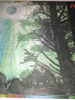 Terese Nielsen MTG Guru Forest Playmat Signed - Image 3