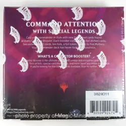 COLLECTOR Booster Box ~ COMMANDER LEGENDS MtG 12 pack sealed Magic WotC - Image 2