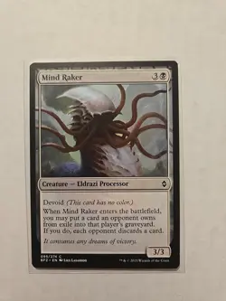 Mind Raker - Battle for Zendikar - LP - MTG Magic - Common - Creature - Image 1