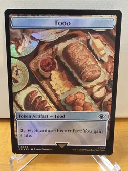 MTG Foil {Food Token} (#9) {Treasure Token #12} - The Lord of the Rings - Image 2