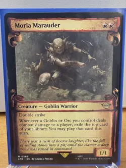 MTG Moria Marauder #589 Rare Showcase Scrolls The Lord of the Rings - Image 1