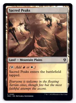 Sacred Peaks NM Commander: Murders at Karlov Manor 0285 MTG Regular - Image 1