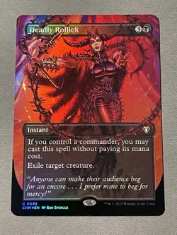 Deadly Rollick FOIL BORDERLESS MTG Commander Masters CMM NM - Image 1