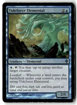 MTG Foil Tideforce Elemental Worldwake - HP English - Image 1