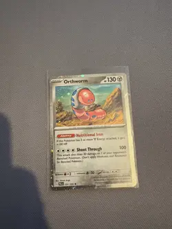 Orthworm 151/193 Cosmo Holo Rare Scarlet Violet Paldea Evolved Pokemon Trading - Image 1