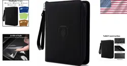 Portable PU Card Collection Album - 4 Pocket Binder for MTG, TCG, Sports Cards - Image 2