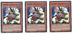 3x Yugioh Blackwing - Steam the Cloak DRLG-EN028 Super Rare 1st Ed x3 - Image 1