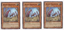 Yugioh - 3X Desert Protector - Common - 1st Edition - CRMS-EN034 - Near Mint - Image 1
