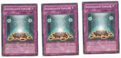 YUGIOH ACCUMULATED FORTUNE CDIP-EN057 1ST COMMON X3 (NM) - Image 1