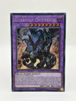 Guardian Chimera Secret Rare 1St Edition BACH-EN040 Yugioh LP - Image 1