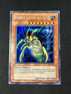 Yugioh TSC-001 Perfectly Ultimate Great Moth NM-Mint Prismatic Secret Rare - Image 1