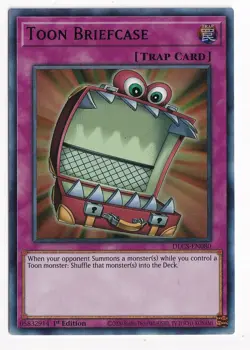 Yugioh Toon Briefcase DLCS-EN080 Ultra Rare 1st Ed PURPLE NM - Image 1