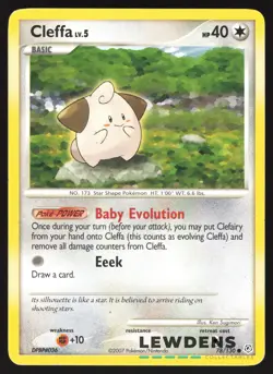 Cleffa - 78/130 - Common - Diamond & Pearl Base - Pokemon Card - 2 - Image 1