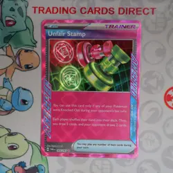Unfair Stamp 165/167 Holo Ace Spec S&V Twilight Masquerade TWM Pokemon Card - Image 1