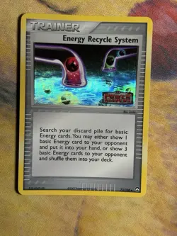 Energy Recycle System 73/108 Reverse Holo Stamped Ex Power Keepers Pokemon Card - Image 2