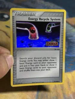 Energy Recycle System 73/108 Reverse Holo Stamped Ex Power Keepers Pokemon Card - Image 3