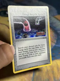 Energy Recycle System 73/108 Reverse Holo Stamped Ex Power Keepers Pokemon Card - Image 4