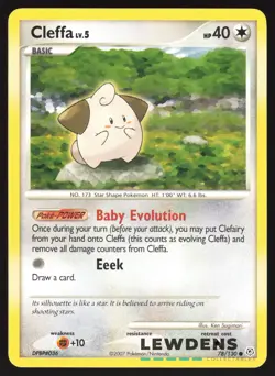Cleffa - 78/130 - Common - Diamond & Pearl Base - Pokemon Card - 1 - Image 1