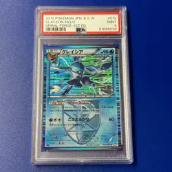 PSA9 Glaceon 012/051 Spiral Force 1st Ed Holo 2012 Pokemon Card Nintendo Japan - Image 1
