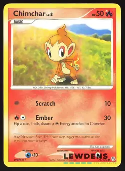 Chimchar - 76/130 - Common - Diamond & Pearl Base - Pokemon Card - 1 - Image 1