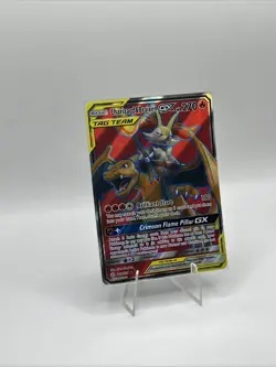 Pokemon GX Full Art Charizard and Braixen Tag Team Card 212/236 - Image 3