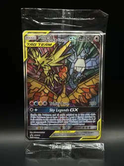 Sealed Moltres Zapdos Articuno 210 - Pokemon Sm Black Star Promo Card - NM+ - Image 1