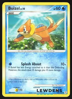 Buizel - 72/130 - Common - Diamond & Pearl Base - Pokemon Card - 2 - Image 1