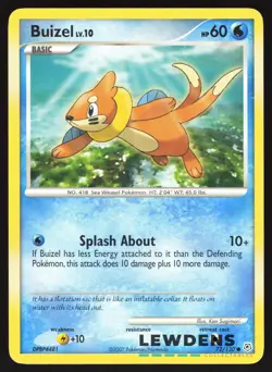 Buizel - 72/130 - Common - Diamond & Pearl Base - Pokemon Card - 1 - Image 1