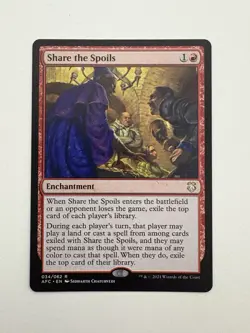 Share the Spoils MTG Magic the Gathering Card NM Near Mint AFC - Image 1