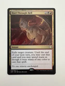 Hurl Through Hell MTG Magic the Gathering Card NM Near Mint AFC - Image 1