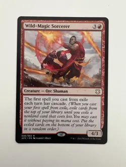 Wild-Magic Sorcerer MTG Magic the Gathering Card NM Near Mint AFC - Image 1