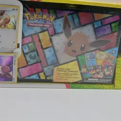 Pokemon Trading Card Game Eevee 3-Pack Set With Treasure Chest & 3 Pokeball Tins - Image 4