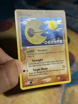 Lunatone 36/107 Stamped Set Ex Deoxys Reverse Holo Foil Pokemon Card HP - Image 4