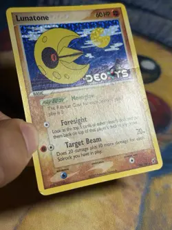 Lunatone 36/107 Stamped Set Ex Deoxys Reverse Holo Foil Pokemon Card HP - Image 5