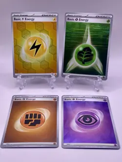 Pokemon TCG Holo Energy 4 Card Lot - SV Scarlet & Violet Various Sets NM - Image 1