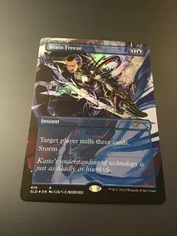 MTG Secret Lair #410 Brain Freeze borderless foil NM - Image 1