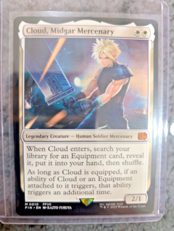 Cloud, Midgard Mercenary MTG. Final Fantasy Mythic - Image 1