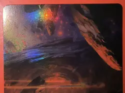MTG, EDGE OF ETERNITIES. * MOUNTAIN* #0265, GALAXY FOIL FINISH, EOE ART - Image 2
