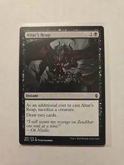 Altar's Reap - Battle for Zendikar - LP - MTG Magic - Common - Instant - Image 1