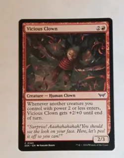 Vicious Clown - 163 - DSK - NM - MTG Magic the Gathering - Image 1