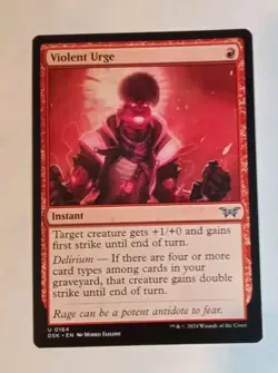 Violent Urge (164) Duskmourn: House of Horror DSK MTG Magic - Image 1