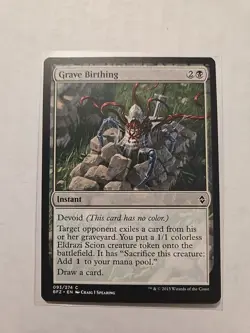 Grave Birthing - Battle for Zendikar - LP - MTG Magic - Common - Instant - Image 1