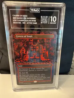 2023 MTG: Cavern of Souls 0410e [Neon Red Ink] | The Lost Caverns of Ixalan - Image 2